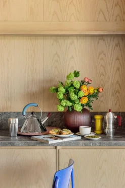 Alessi Pulcina espressobryggare, 3 koppar, aluminium - röd