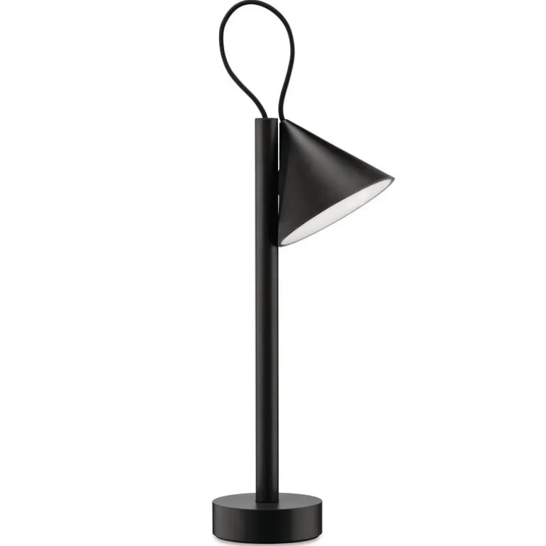Alessi Tsumiki bärbar bordslampa, svart