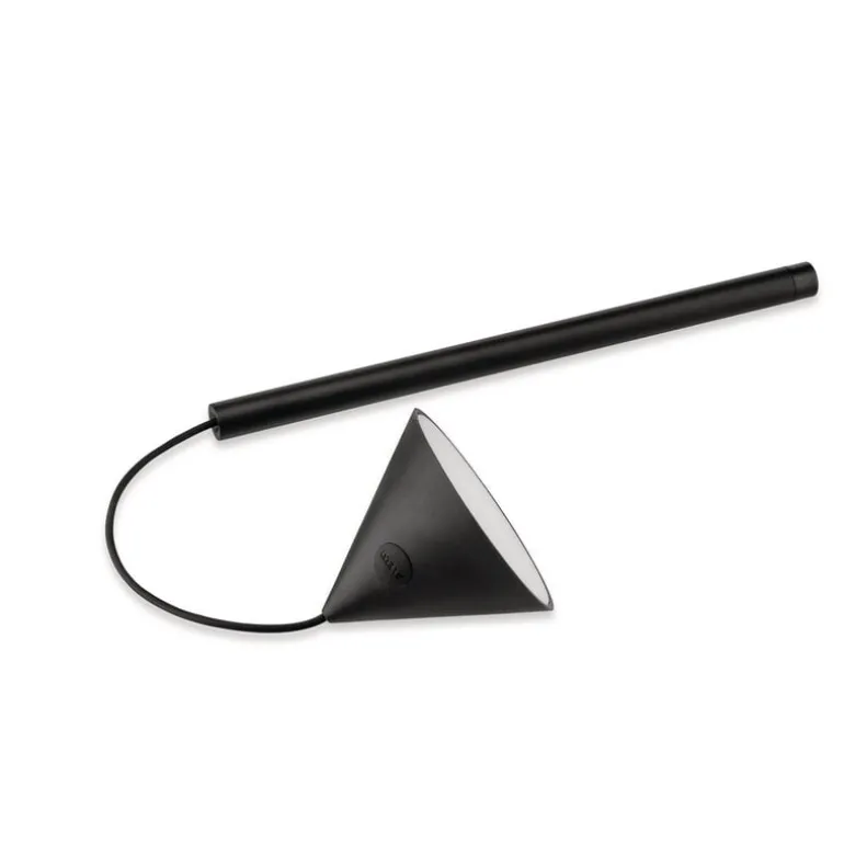 Alessi Tsumiki bärbar bordslampa, svart