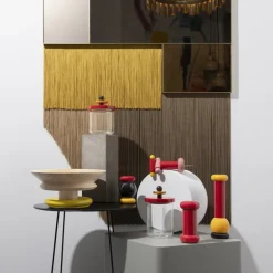 Alessi Twergi ES16 burk, 100 cl, röd