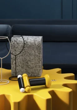 Alessi Twergi ES17 korkskruv, svart - gul - vit