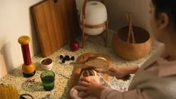 Alessi Twergi MP0210 kryddkvarn, svart - röd - gul