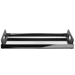 Alessi Vassily bricka, rostfritt stål - svart