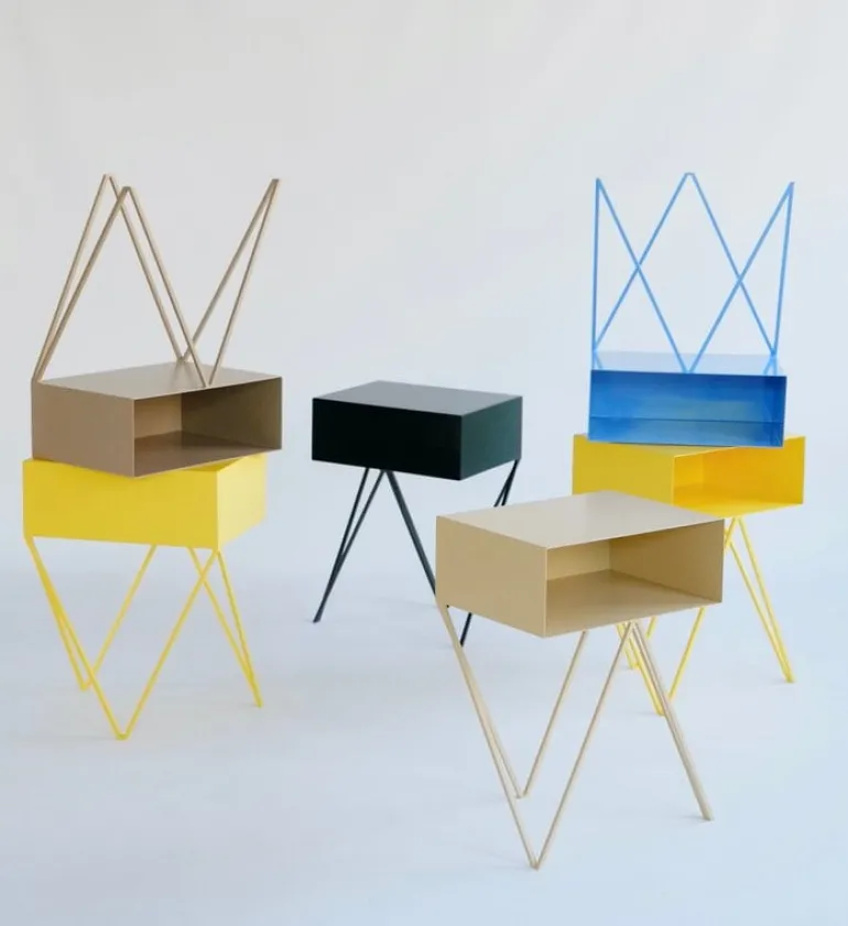 &New Robot sidobord, grön