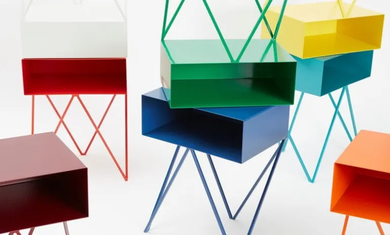 &New Robot sidobord, grön