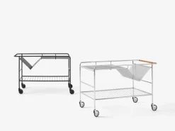 &Tradition Alima NDS1 vagn, matt svart - lackad ek