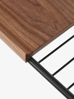 &Tradition Alima NDS1 vagn, matt svart - lackad valnöt