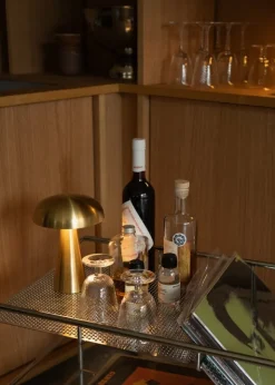 &Tradition Alima NDS1 vagn, krom - lackad valnöt