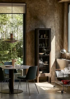 &Tradition Alima NDS1 vagn, krom - lackad ek