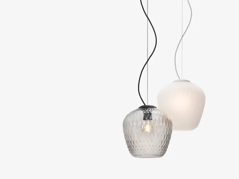 &Tradition Blown pendellampa SW3, silver