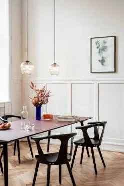 &Tradition Blown pendellampa SW4, silver