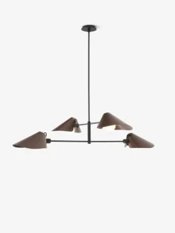 &Tradition Bonnet SC92 ljuskrona, bronserad - svart