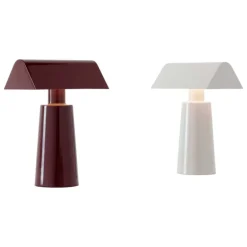 &Tradition Caret MF1 bärbar bordslampa, silkesgrå