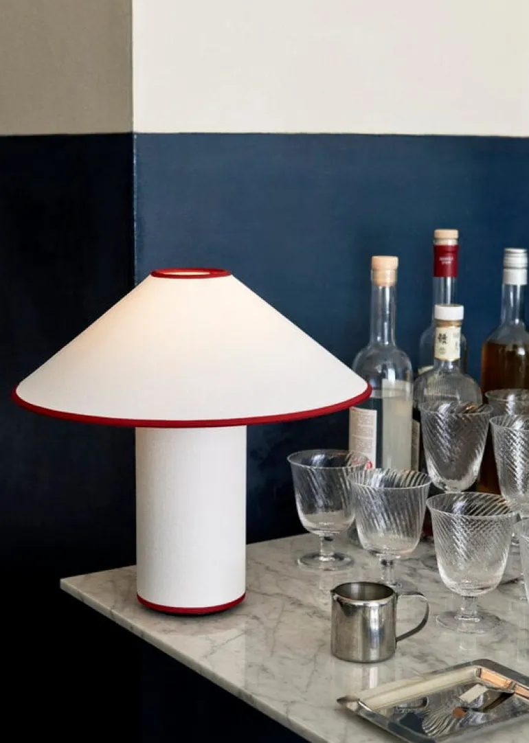 &Tradition Colette ATD6 bordslampa, vit - merlot