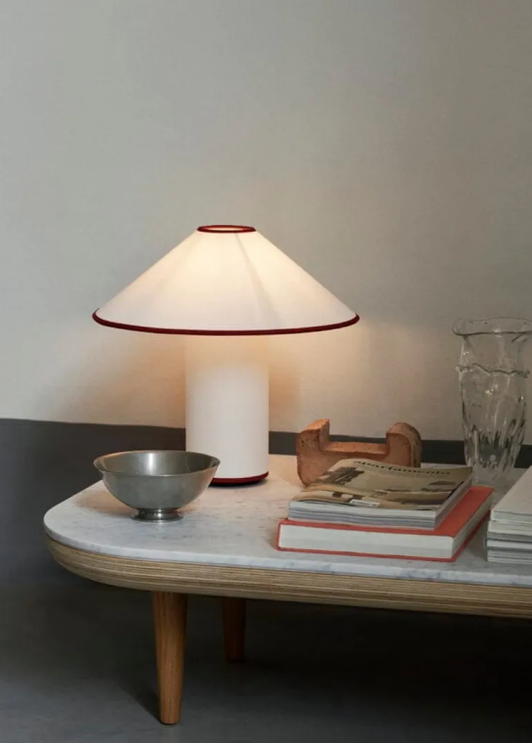 &Tradition Colette ATD6 bordslampa, vit - merlot