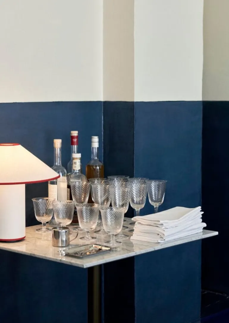 &Tradition Colette ATD6 bordslampa, vit - merlot