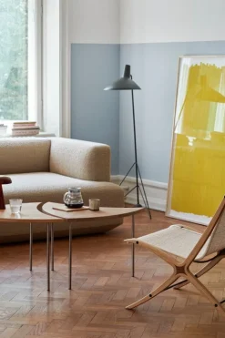 &Tradition Como SC53 bärbar bordslampa, rödbrun