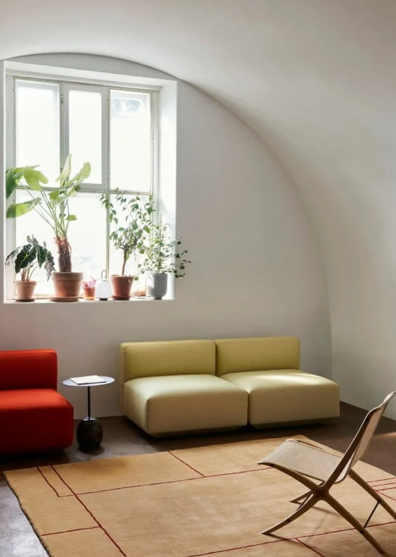 &Tradition Cruise AP11 matta, 240 x 240 cm, Bombay gyllenbrun