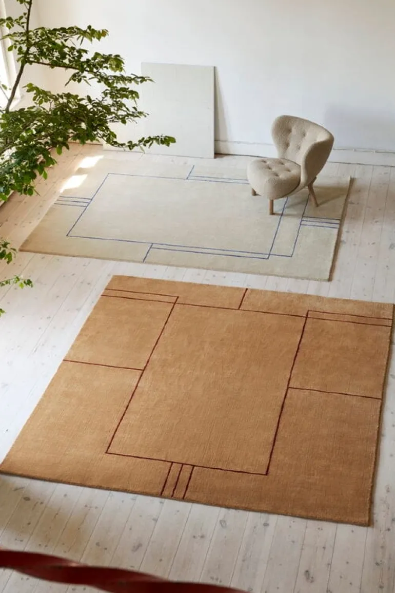 &Tradition Cruise AP11 matta, 240 x 240 cm, Bombay gyllenbrun