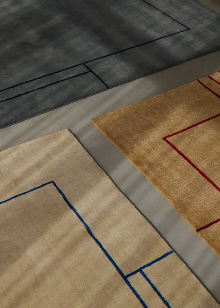 &Tradition Cruise AP11 matta, 240 x 240 cm, Colombo gråblå