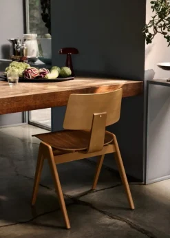 &Tradition Daystak RD1, stol, bok - valnöt