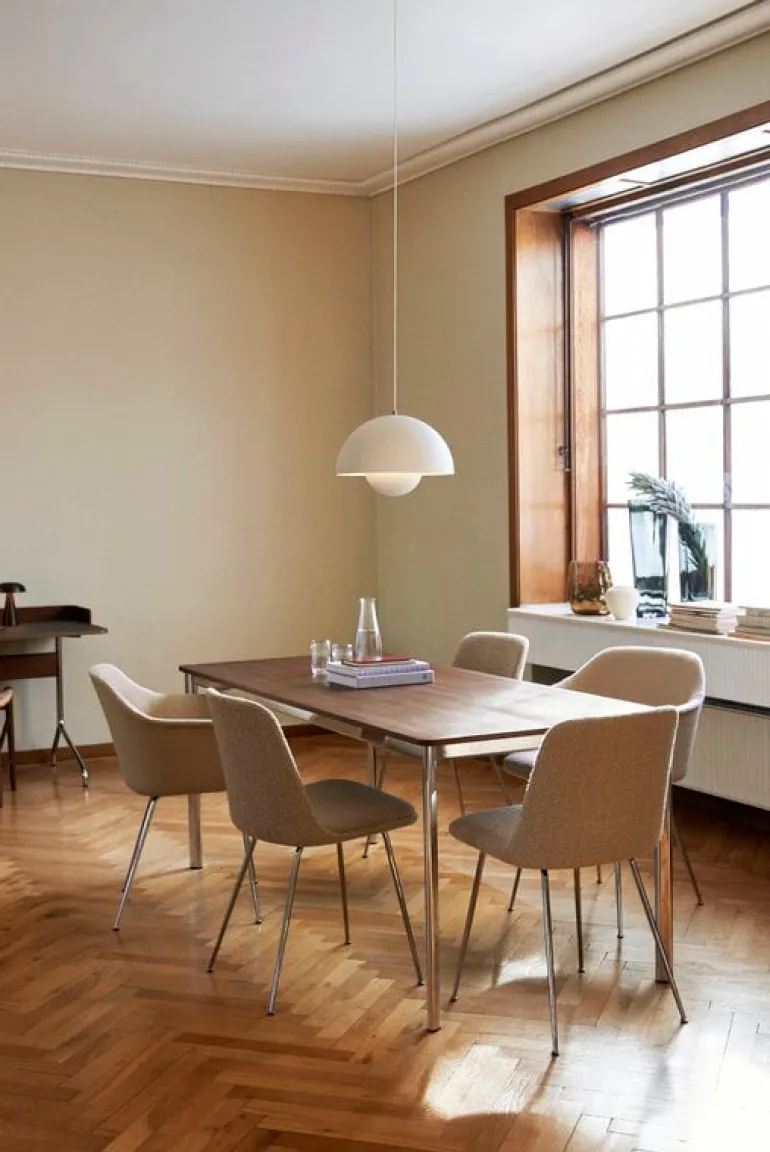 &Tradition Drip HW58 bord, svart - bronsfärgad aluminium