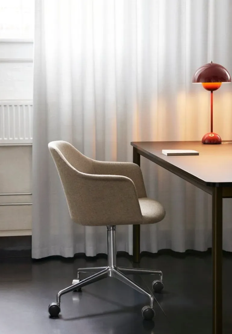 &Tradition Drip HW59 bord, svart - bronsfärgad aluminium