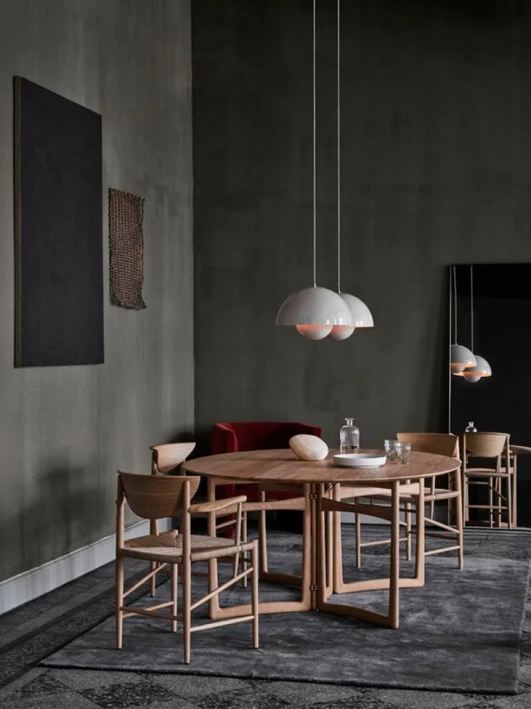 &Tradition Drop Leaf HM6 matbord, vitoljad ek