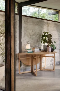 &Tradition Drop Leaf HM6 matbord, vitoljad ek