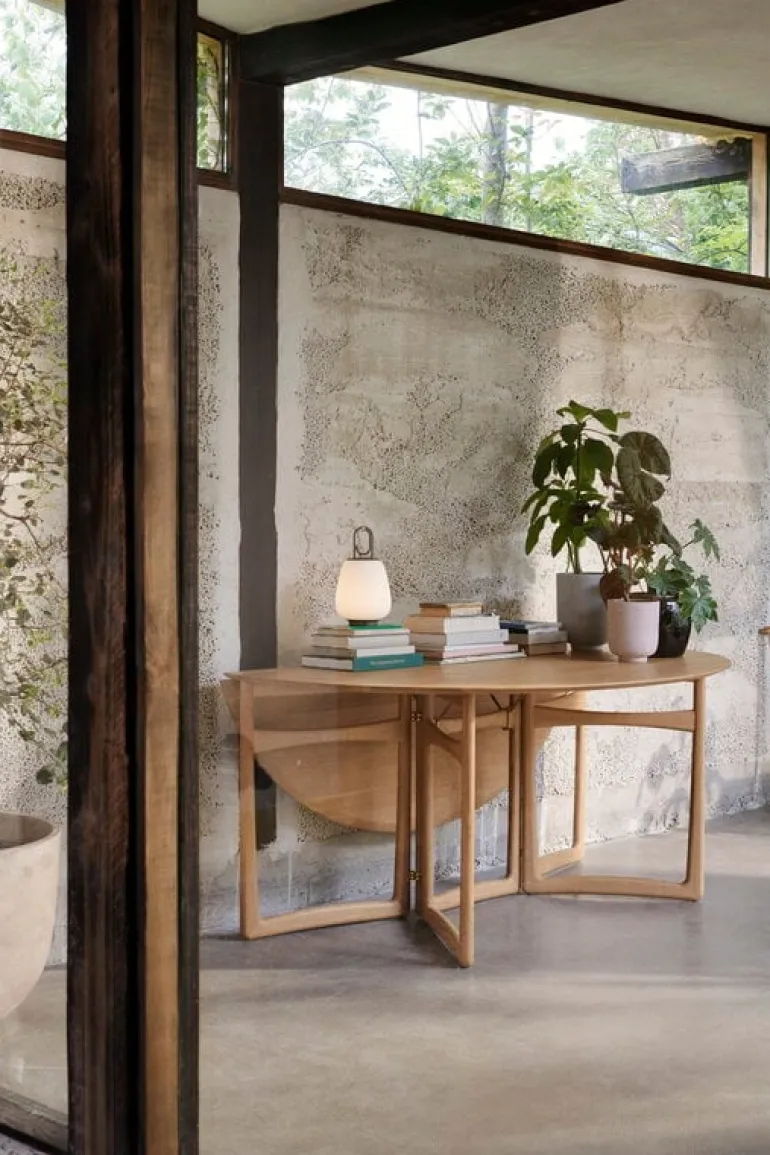 &Tradition Drop Leaf HM6 matbord, vitoljad ek