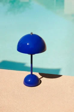 &Tradition Flowerpot VP9 bärbar bordslampa, koboltblå