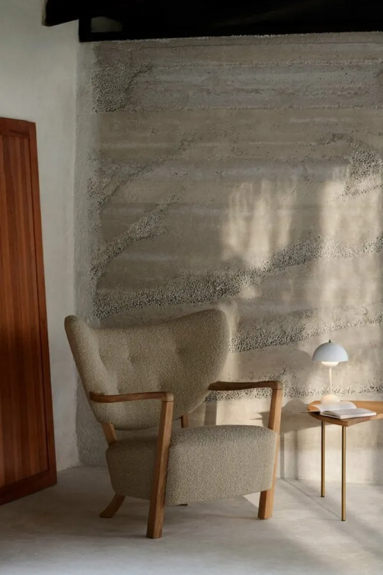 &Tradition Flowerpot VP9 bärbar bordslampa, matt vit