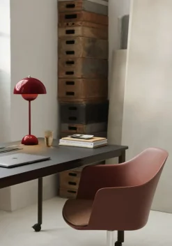 &Tradition Flowerpot VP3 bordslampa, cinnoberröd