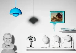 &Tradition Flowerpot VP4 bordslampa, mattsvart