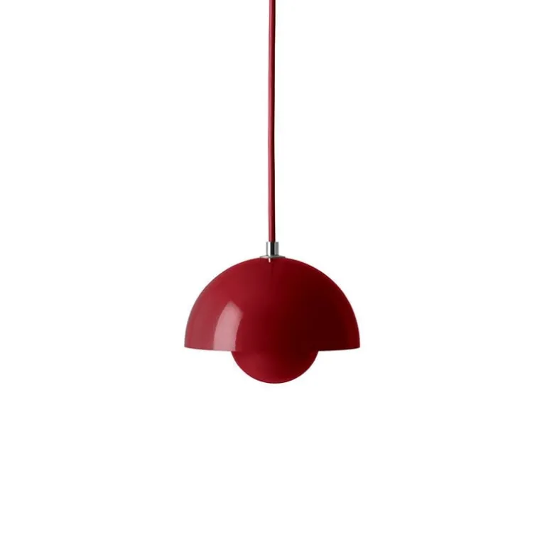&Tradition Flowerpot VP10 pendellampa, cinnoberröd