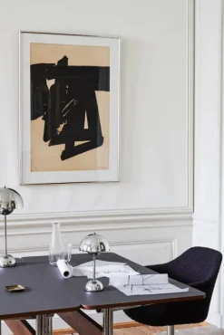 &Tradition Flowerpot VP9 bärbar bordslampa, förkromad