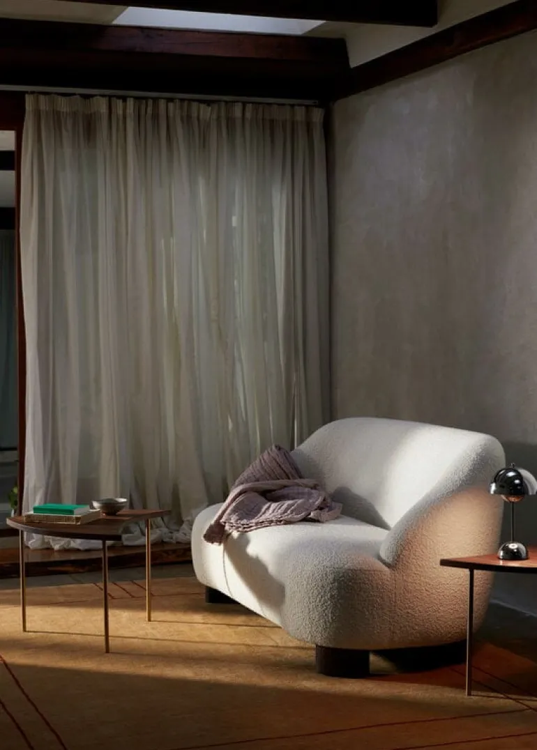 &Tradition Flowerpot VP9 bärbar bordslampa, förkromad