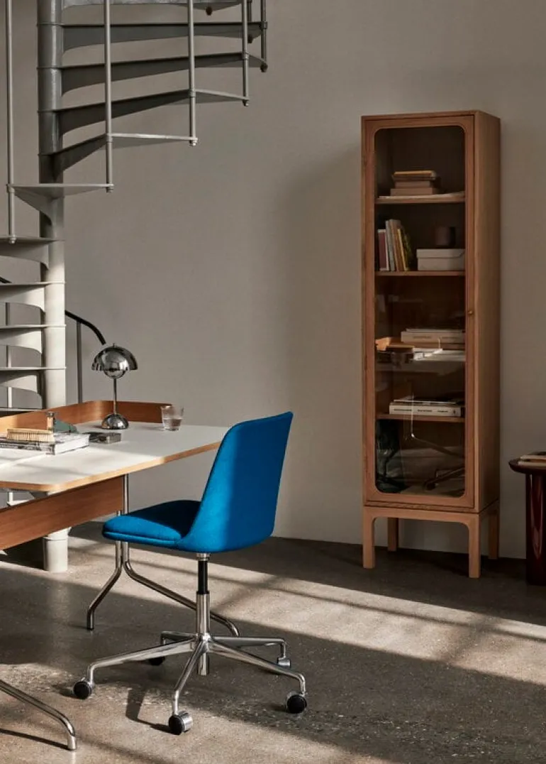 &Tradition Flowerpot VP9 bärbar bordslampa, förkromad