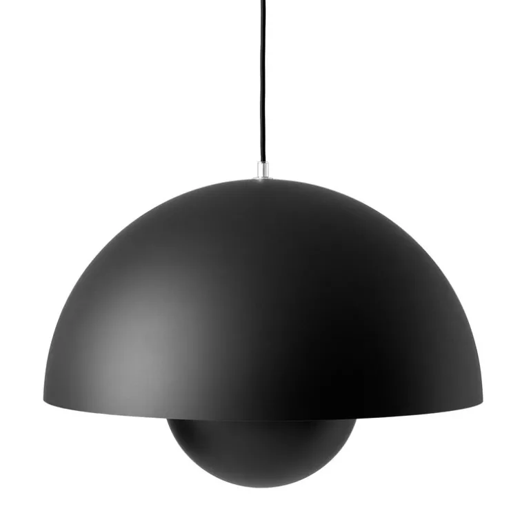 &Tradition Flowerpot VP2 pendellampa, matt svart