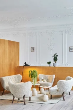 &Tradition Flowerpot VP9 bärbar bordslampa, mässingspläterad