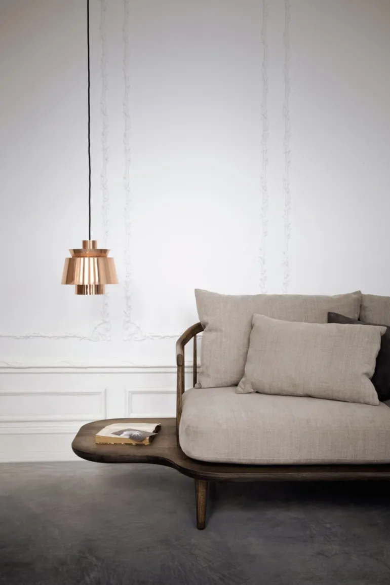 &Tradition Fly SC3 soffa med sidobord, rökt ek - Hot Madison 093