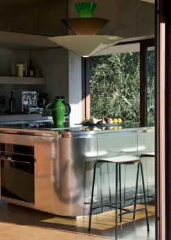 &Tradition Gio LN15 pendel, 92 cm, signalgrön - mörkblå - ecru