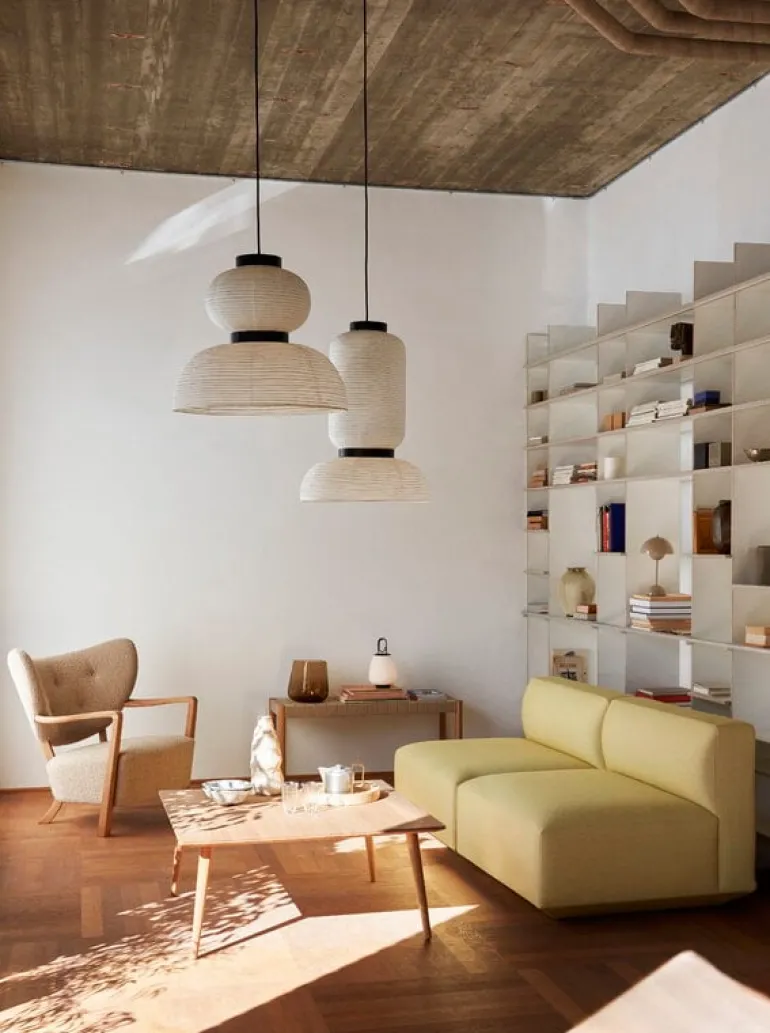 &Tradition Lucca SC51 bordslampa, opal - svart