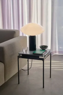 &Tradition Mist bordslampa AP17, Guatemala Verde-marmor - opalglas