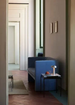 &Tradition Sett LN11 sidobord, Bianco Carrara - mörkt krom