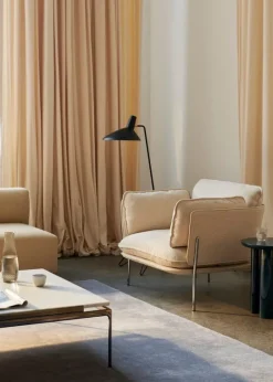 &Tradition Sett LN13 soffbord, Verde Guatemala - mörkt krom