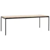 &Tradition Ville AV26 bord, 220 x 90 cm, teak - varm svart