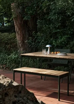 &Tradition Ville AV26 bord, 220 x 90 cm, teak - varm svart