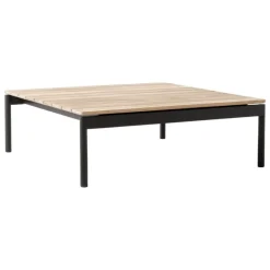 &Tradition Ville AV50 utebord, 90 x 90 cm, teak - varm svart