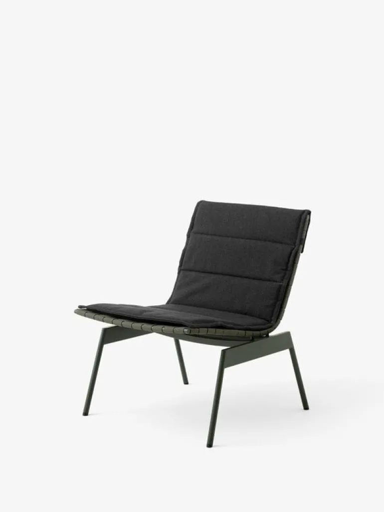 &Tradition Ville AV44 utomhusfåtölj, bronsgrön